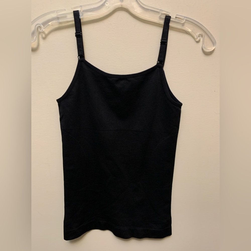 NWOT SHAPERMINT Essentials Classic Black Cami - Picture 4 of 4